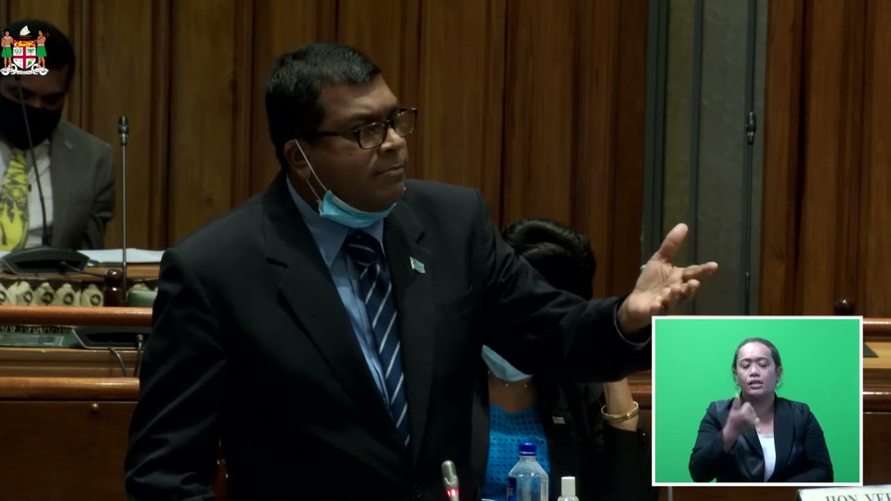 Fijian Minister for Agriculture updates Parliament on the issues of chemical fertilisers