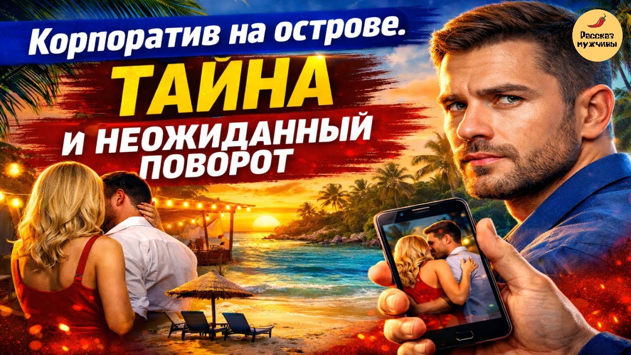 Корпоратив на острове. Тайна и неожиданный поворот | Рассказ мужчины