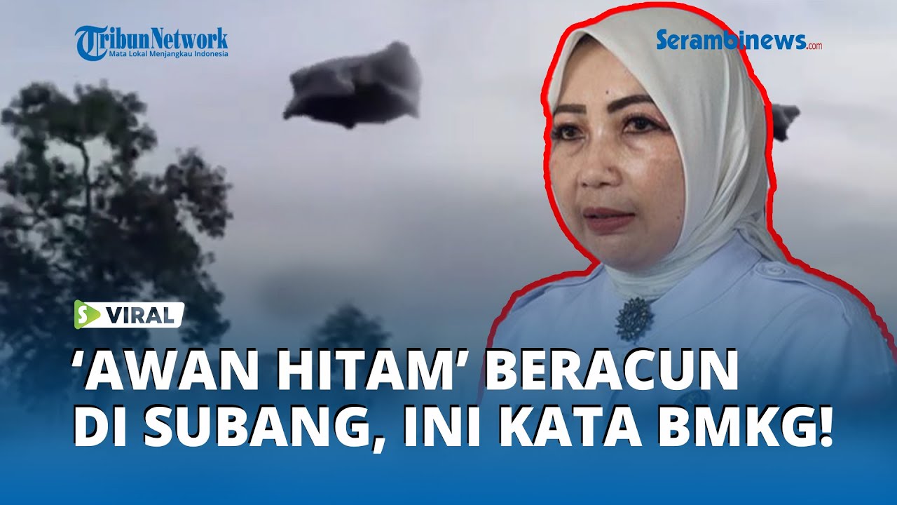 Fenomena 'Awan Hitam' Beracun Terbang Melayang di Langit Subang, Ini Kata BMKG!