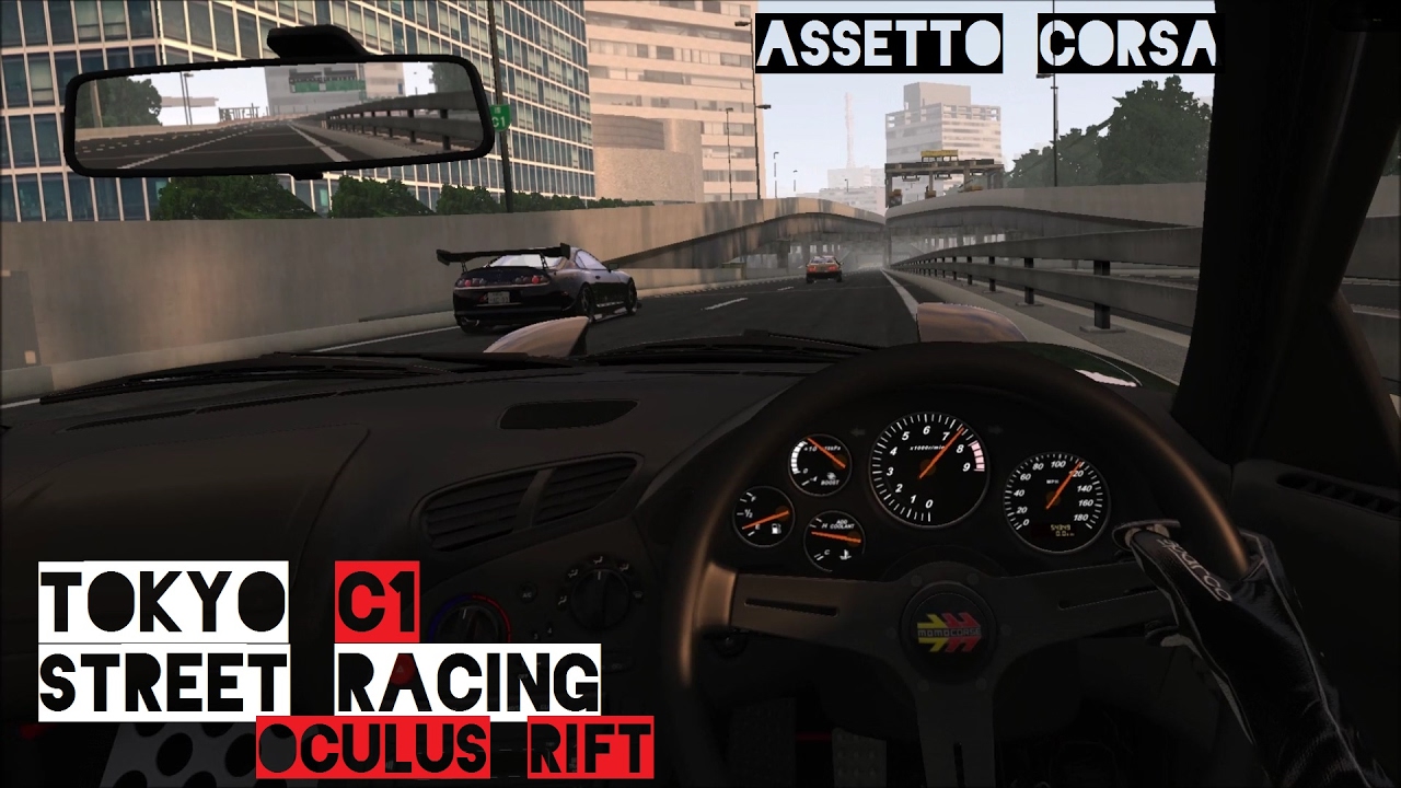 VR [Oculus Rift] Tokyo C1 Street Racing RX-7 vs. Supra in Traffic | Assetto Corsa Gameplay