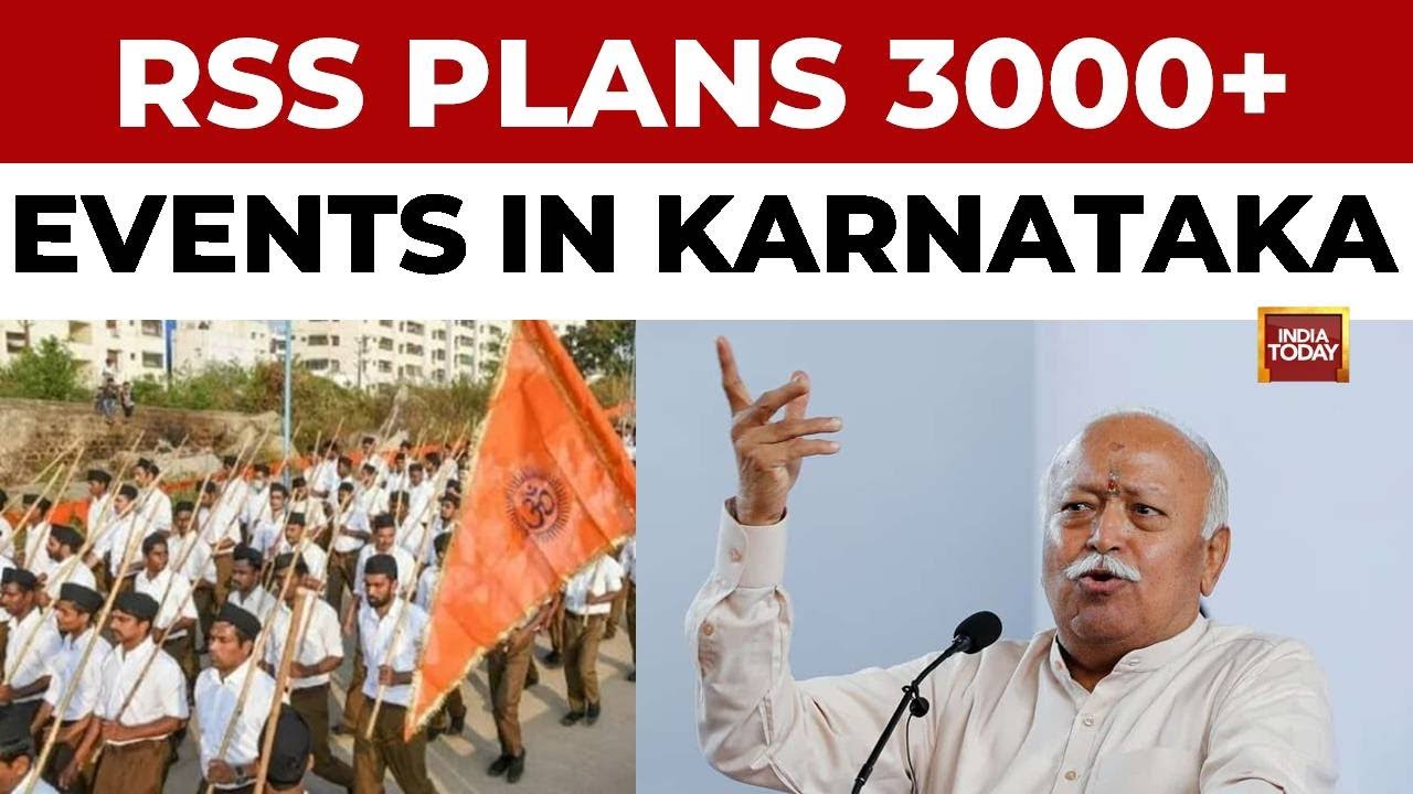 RSS Plans 3,000 Events In Karnataka To Mark Centenary Amid Potential Row With Siddaramaiah Govt