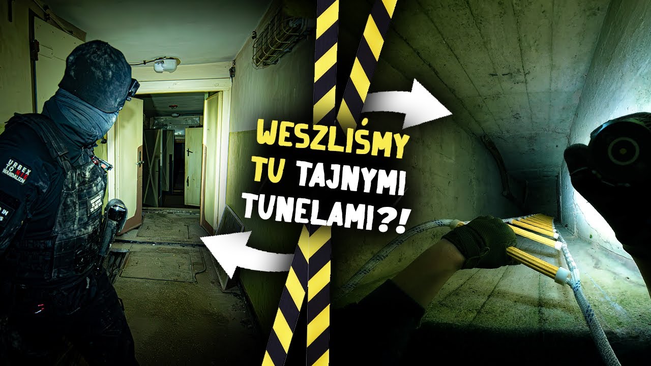 TUNELE UKRYTE W LESIE, DOPROWADZIŁY NAS TO TAJNEJ OPUSZCZONEJ BAZY WOJSKOWEJ ... URBEX