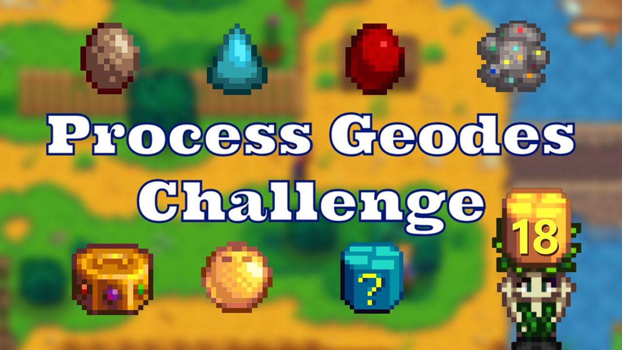 Alliums and Calico Eggs || ep. 18 || Process Geodes Challenge || Stardew Valley 1.6