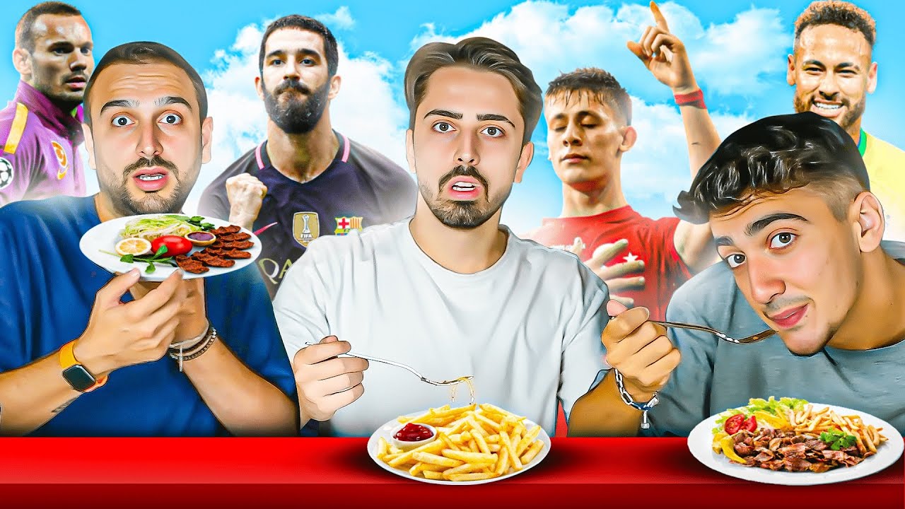 FUTBOLCULARIN EN SEVDİĞİ YEMEKLERİ YEDİK VE BİLMEYE ÇALIŞTIK! @mertyuksektepe @samettkocabas