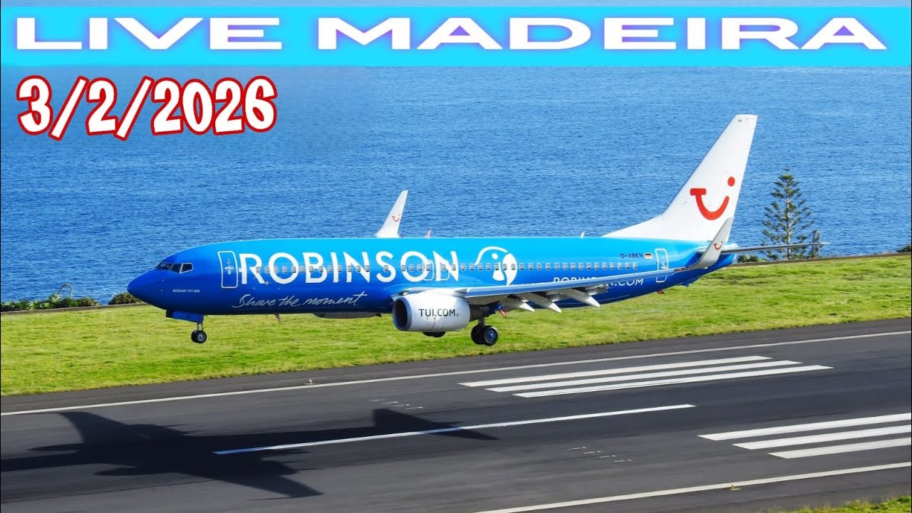 LIVE MADEIRA AIRPORT CR7 AIRPORT / LPMA