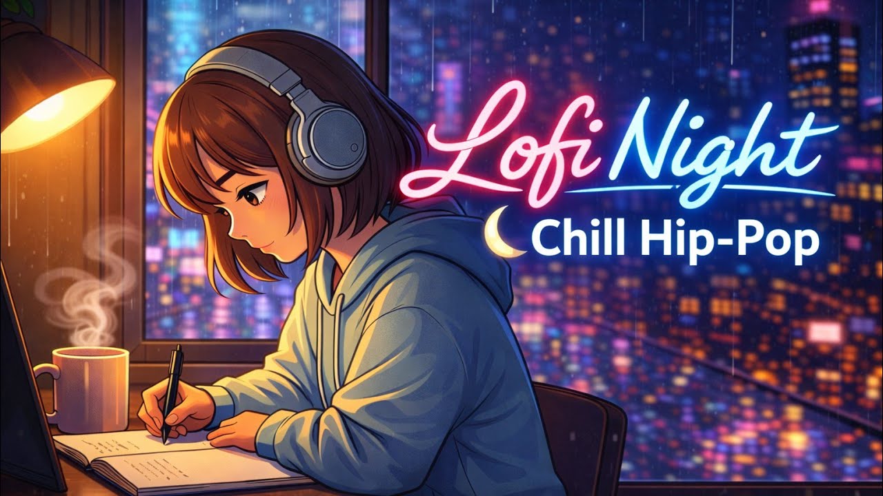Lofi Night 🌙🎧 1 Hour Chill Hip-Pop