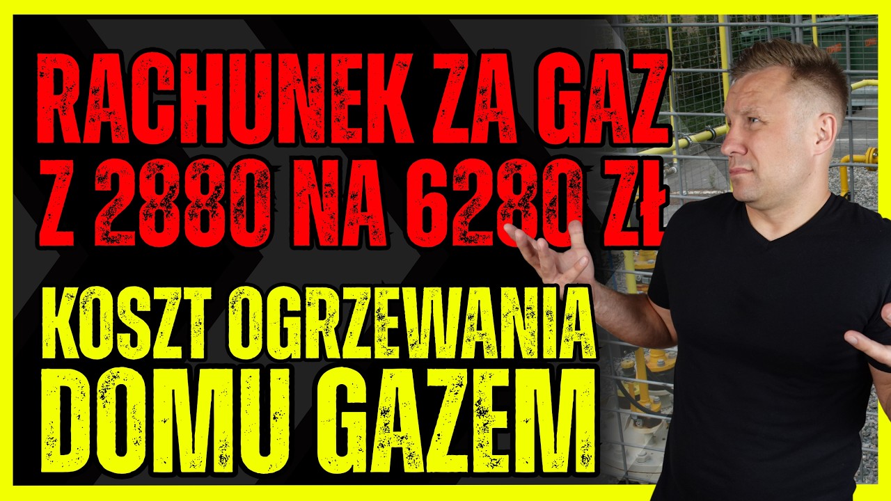 Czy WARTO kupić kocioł GAZOWY? Ile kosztuje ogrzewanie gazem? Prawdziwy przykład!
