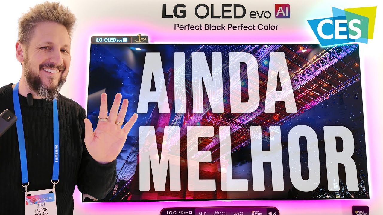 LG apresenta TVs OLED 2025: Conheça os modelos G5, C5, B5 e M5