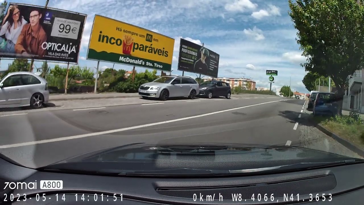 Portugal  - Vila das Aves - Dashcam (2023-05-14)