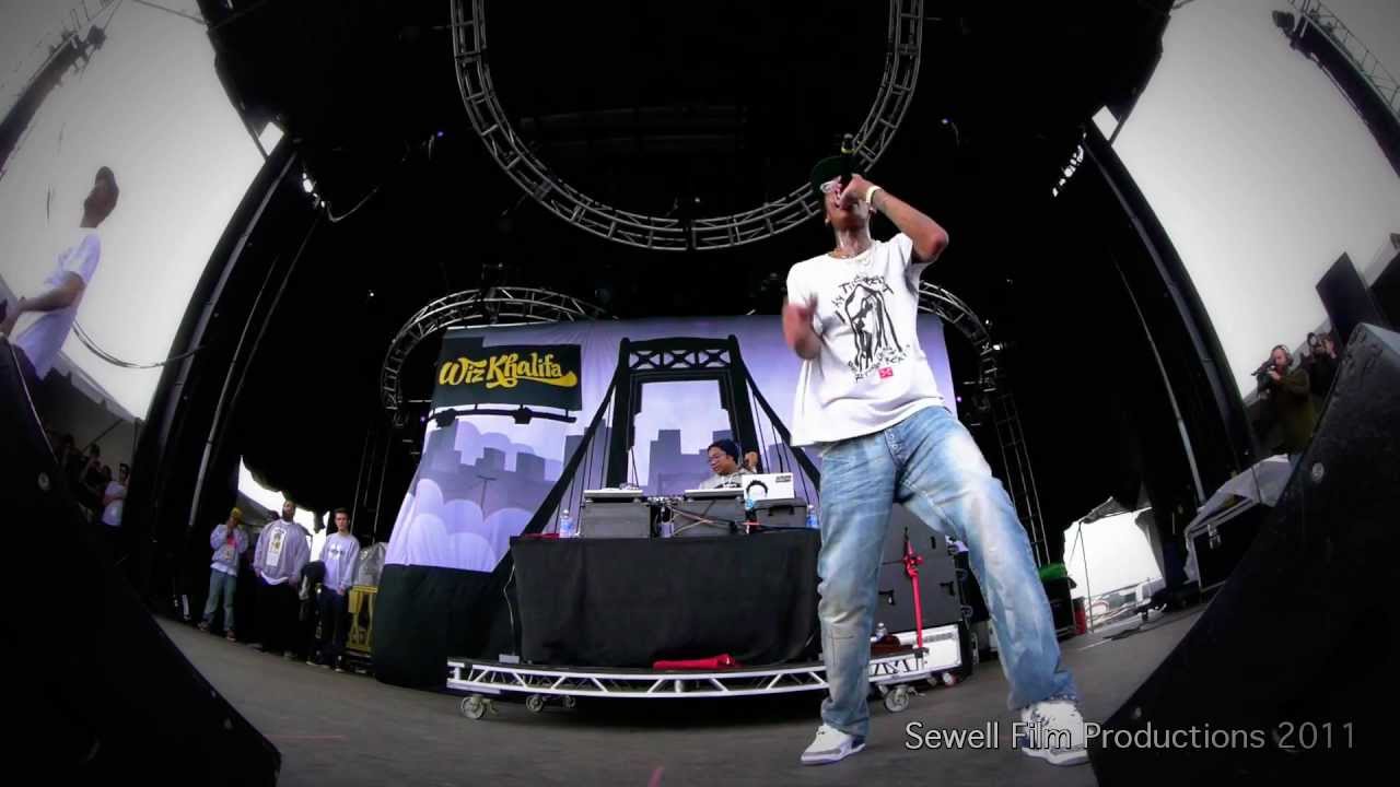 Wiz Khalifa - No Sleep - Live Fish eye View! 1080p WOW!