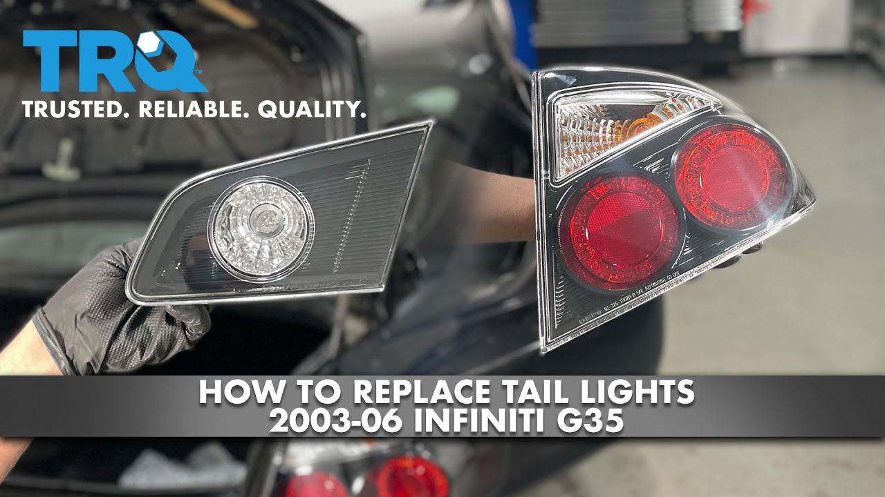 Как заменить задние фонари Infiniti G35 2003-06