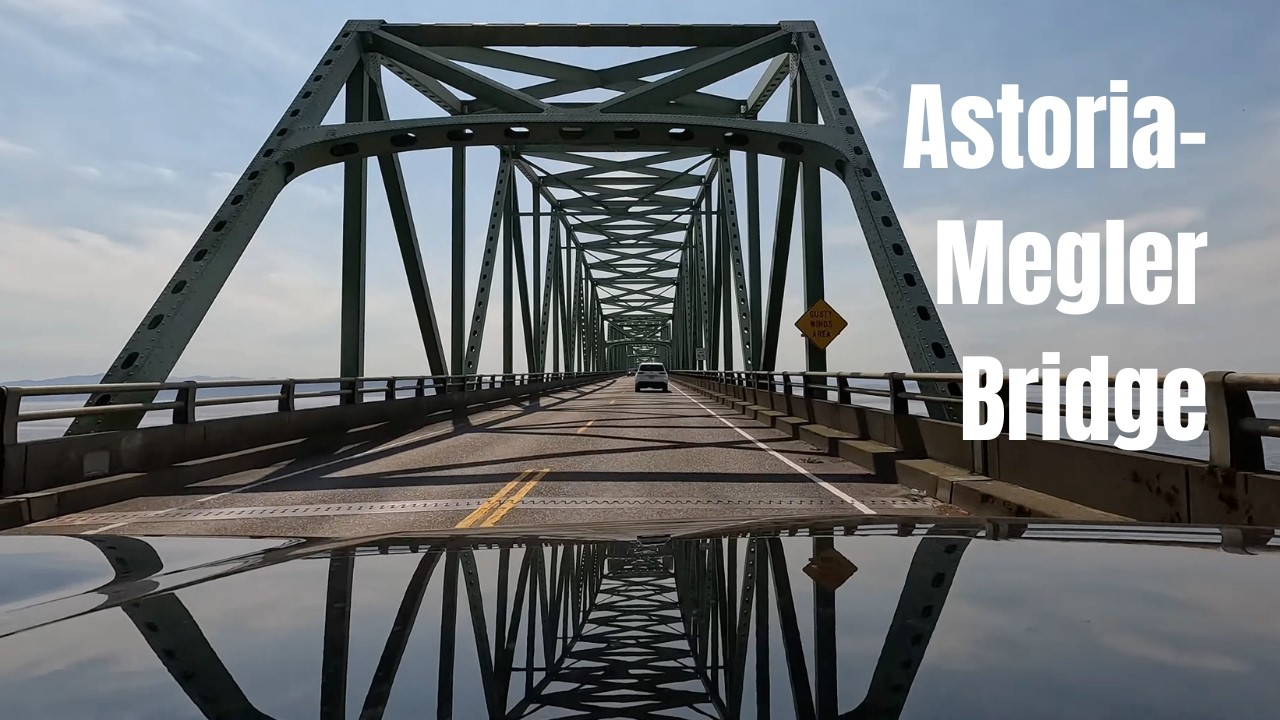 Astoria-Megler Bridge - Washington to Oregon Full Crossing | USA Roadtrip 2025