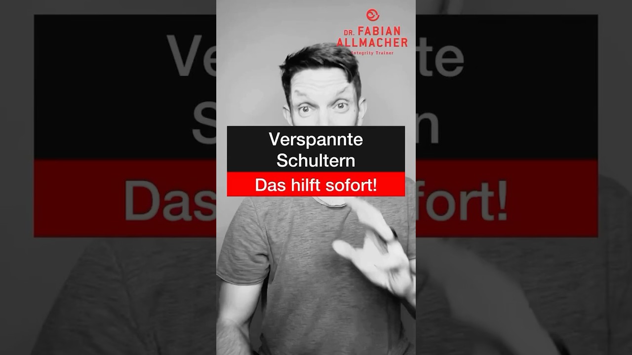 Schulterverspannungen sofort l&ouml;sen #schulterschmerzen #verspannungenl&ouml;sen