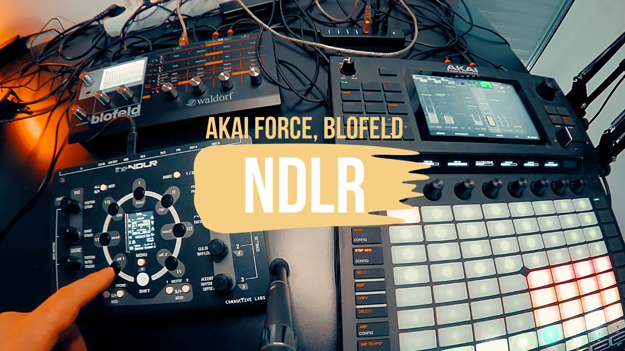 Second jam with the #NDLR - #akaiforce #blofeld