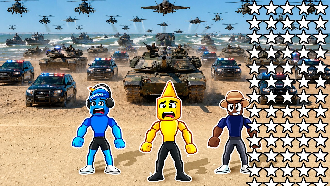 GTA 5, но у нас БЕСКОНЕЧНЫЙ УРОВЕНЬ РОЗЫСКА..