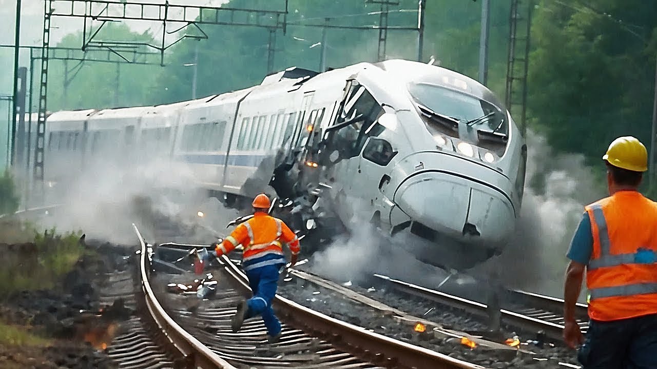 Biggest Train Collisions and Mistakes Caught on Camera | Best of Month