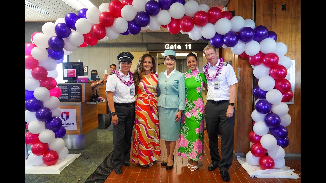 Hawaiian Airlines 90th Anniversary Flight