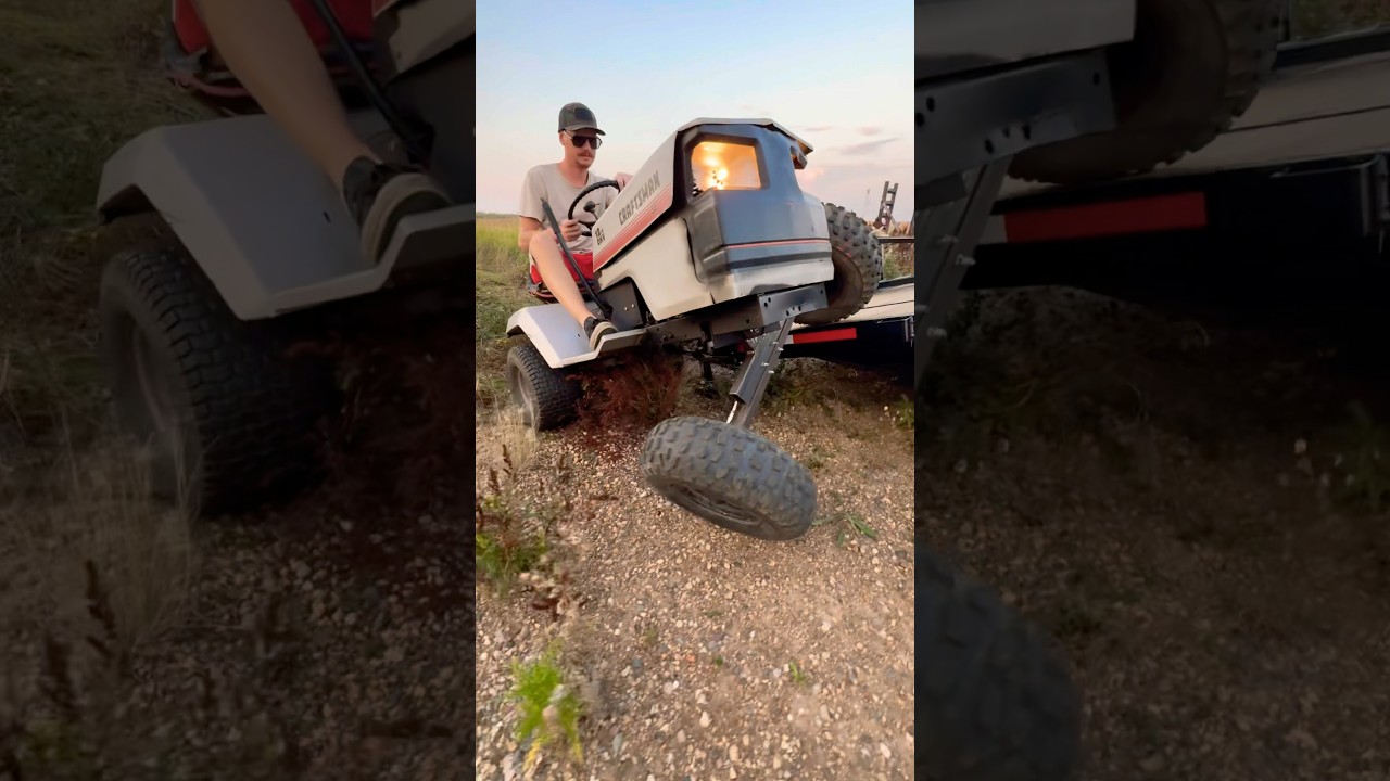 Off-Road Mud Mower #offroad #custom #mower #mudmowers #offroading #moto #automobile #shorts #rock