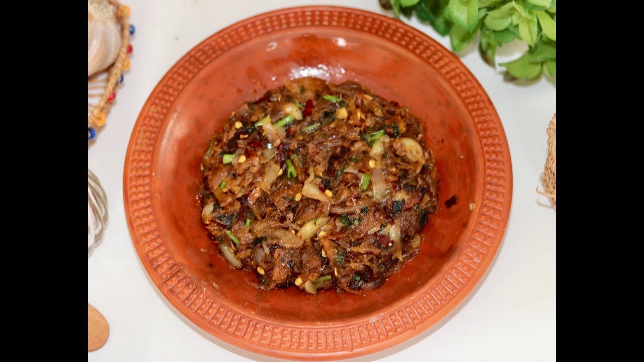 লইট্টা শুটকি ভর্তা ( বেটে নেওয়ার ঝামেলা ছাড়া ) ॥ Loitta Shutki Vorta ॥Shutki Vorta Recipe