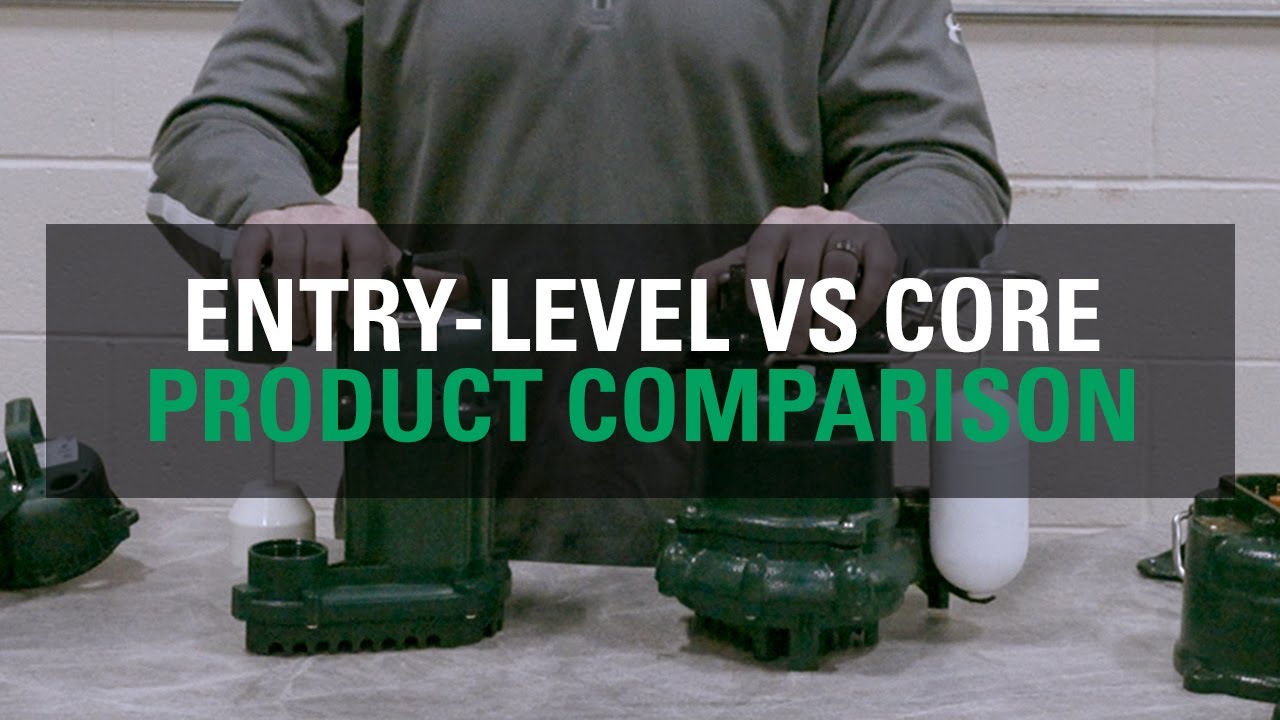 Entry-Level Pumps VS Core Product Line Comparison