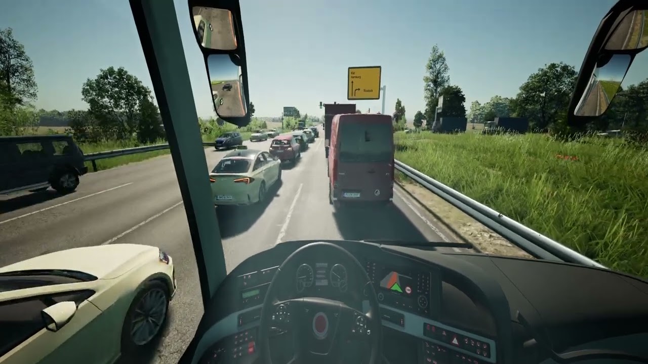 Fernbus Coach Simulator - Germany: Journey Around Europe - Schwerin to Hamburg -  Part 64