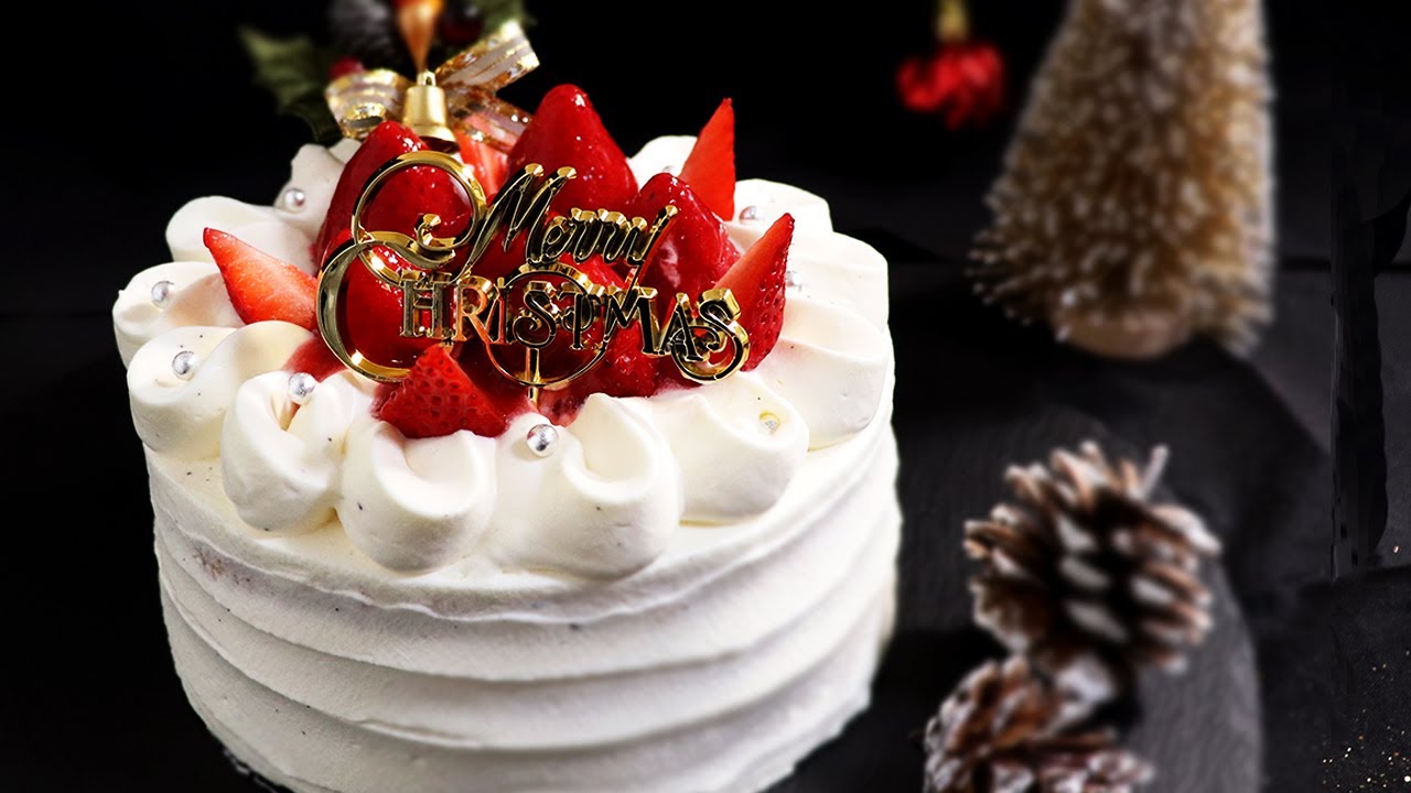 【定番】クリスマスケーキ！苺のショートケーキの作り方　How to make Christmas Strawberry cake　【ネコノメレシピ】