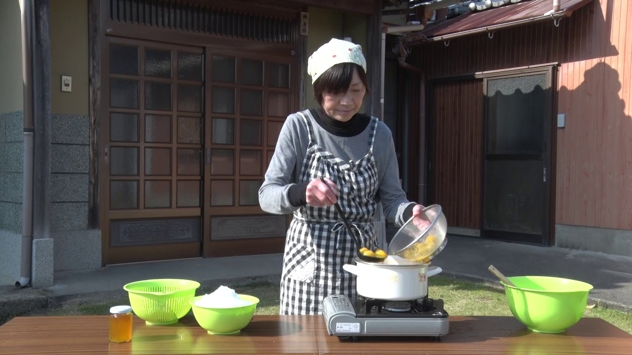 和歌山県紀州南高梅簡単梅ジャムつくり（南高梅生産農家がつくる）