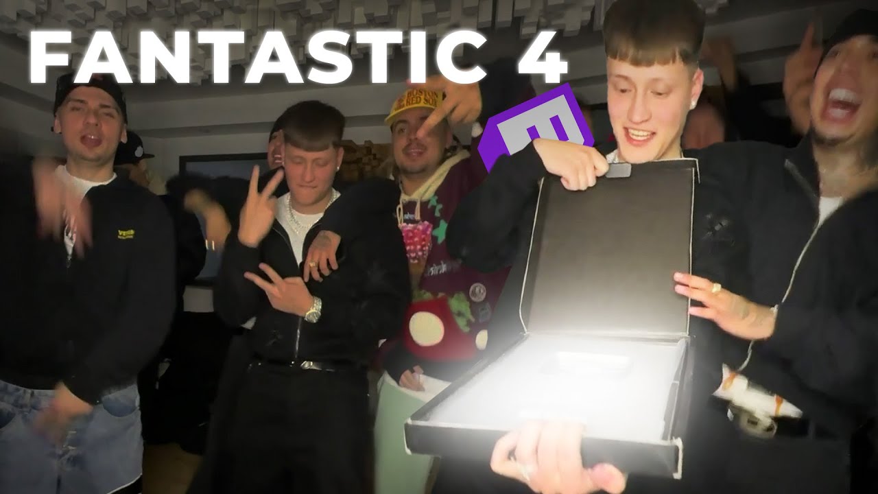 LOS 4 FANT&Aacute;STICOS EN TWITCH ( YOUNG CISTE X KIDD VOODOO X DREFQUILA X EASYKID )
