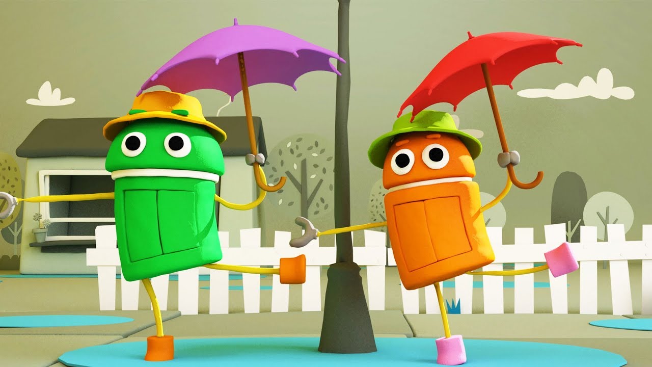 StoryBots | Rain, Rain Go Away - Classic Nursery Rhymes for Toddlers and Kids | Netflix Jr