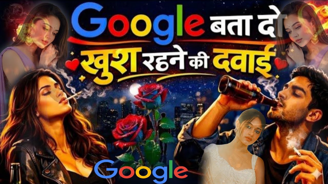 🤔गूगल बता दो खुश रहने की दबाई 😢🙏| Google Bata Do KhushRehne Ki Dawai | New Hindi Sad shayari 