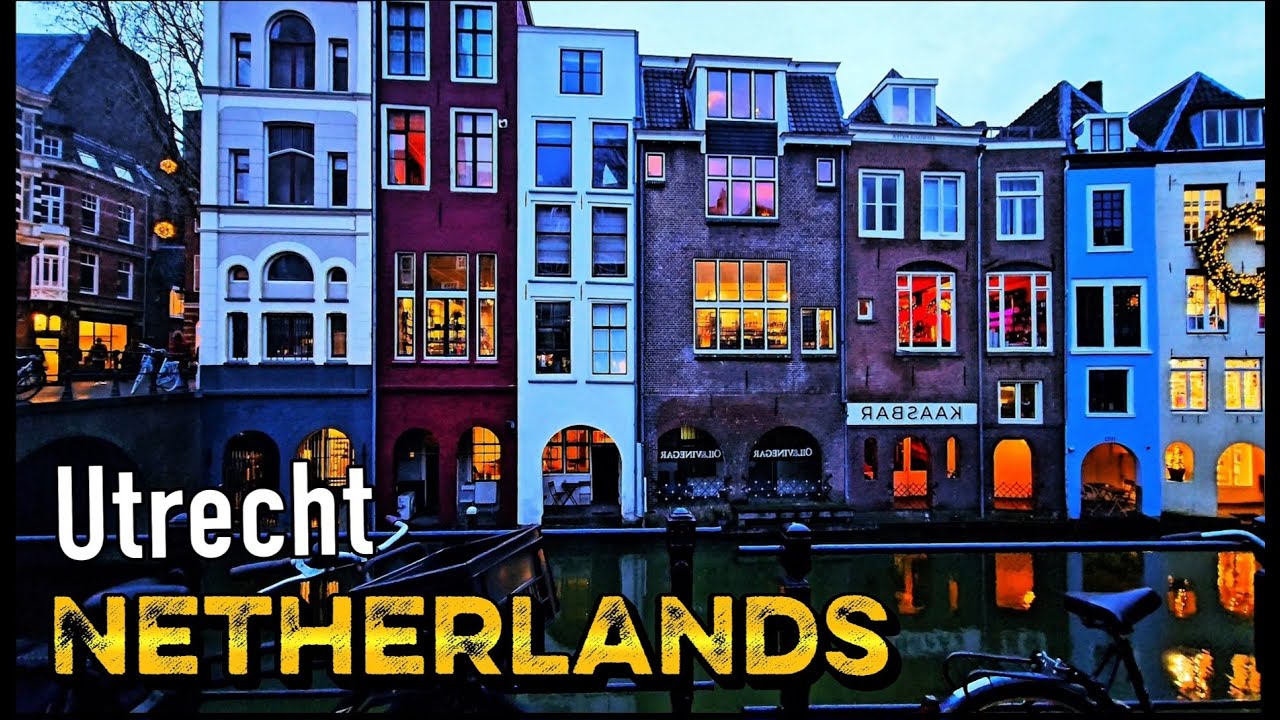 Utrecht | 4K | Evening City Walk | Netherlands Travel, Canals, Boats & Cozy Ambience