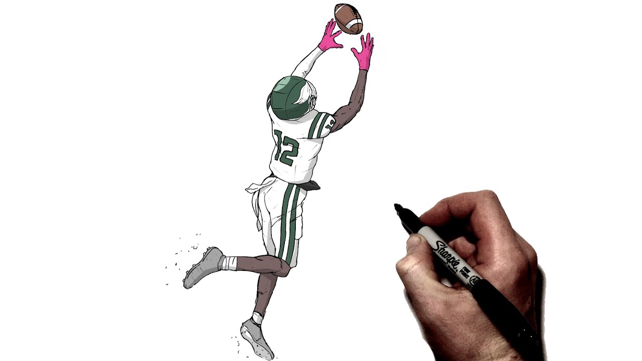 How To Draw Travis Hunter | Step BY Step | Football