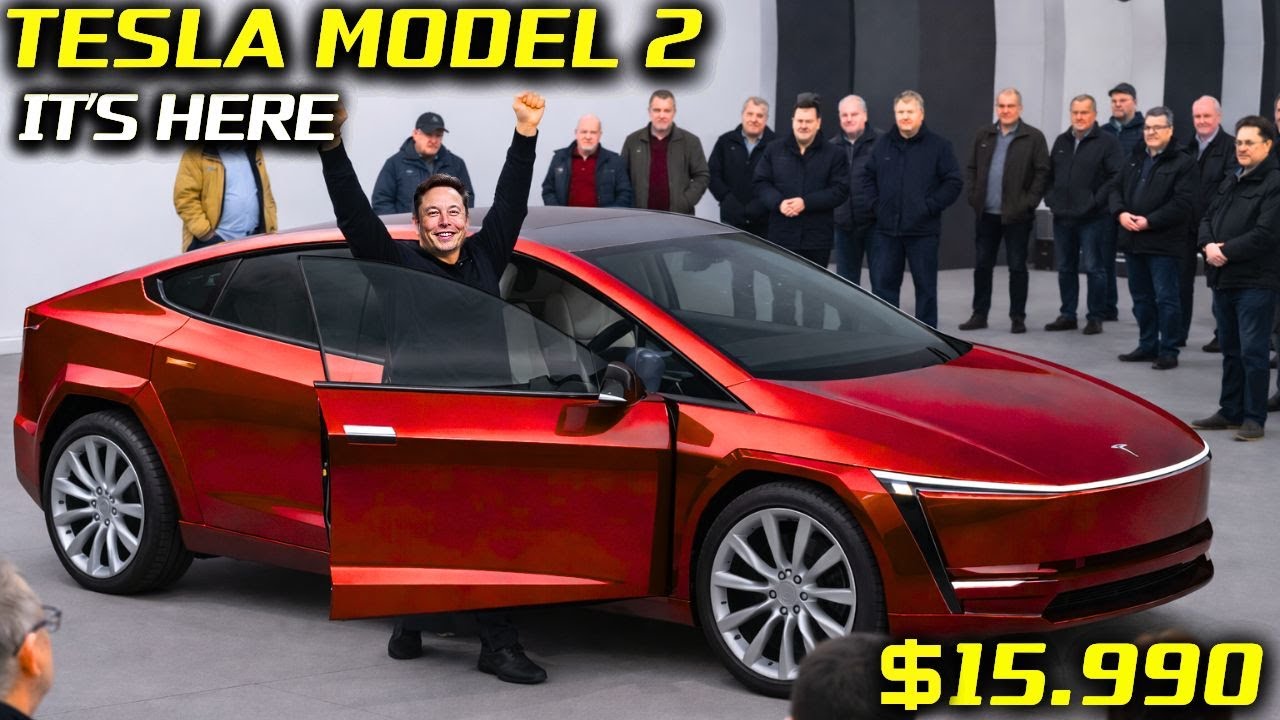 Новая Tesla Model 2 Senior 2026 года выпуска, цена 15 000 долларов США! 20-летняя гарантия, техно...