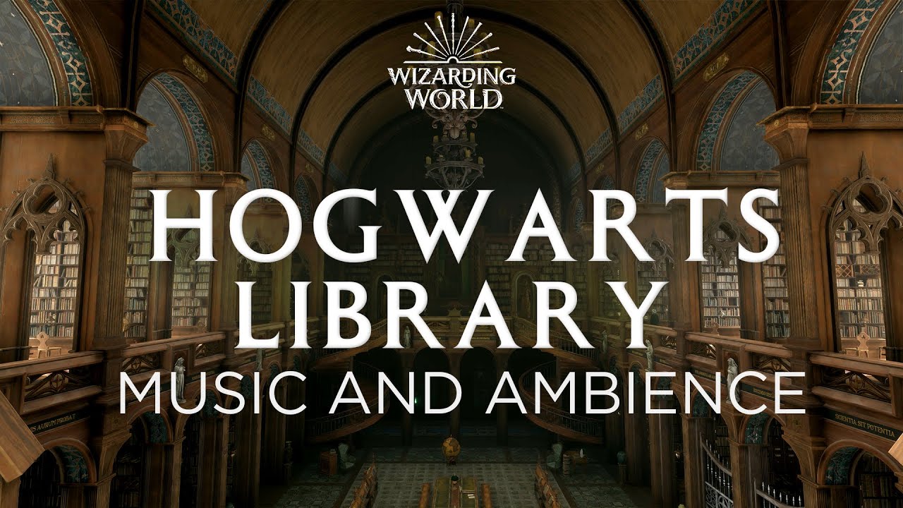 Study in Hogwarts Library  | Harry Potter Hogwarts Legacy Music and Ambience