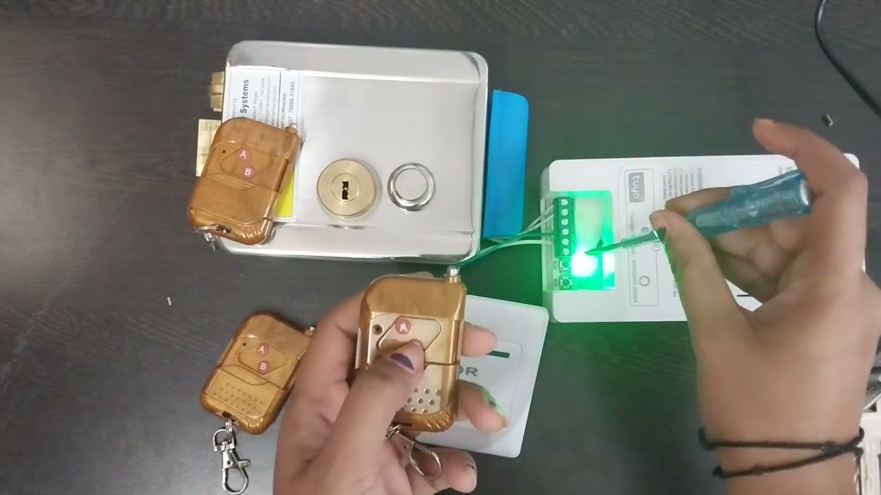 Navkar Systems Electronic Lock with Wi-Fi Power Supply & 3 Remotes | Working & Demonstration
