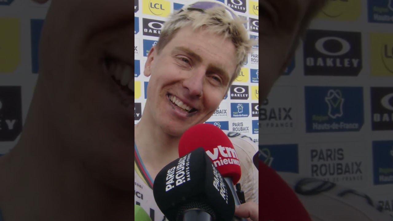 Tadej Pogačar after Paris-Roubaix 2026 #cycling #tadejpogacar #parisroubaix2026
