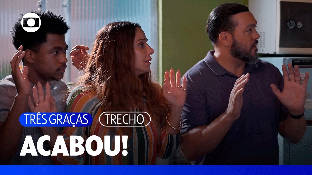 J&uacute;nior, Consuelo e Misael s&atilde;o presos por roubo das Tr&ecirc;s Gra&ccedil;as | Tr&ecirc;s Gra&ccedil;as | TV Globo