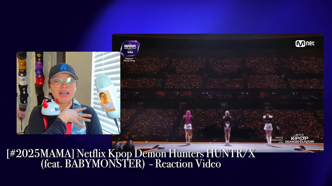 [#2025MAMA] Netflix Kpop Demon Hunters HUNTR/X (feat. BABYMONSTER) - Reaction Video