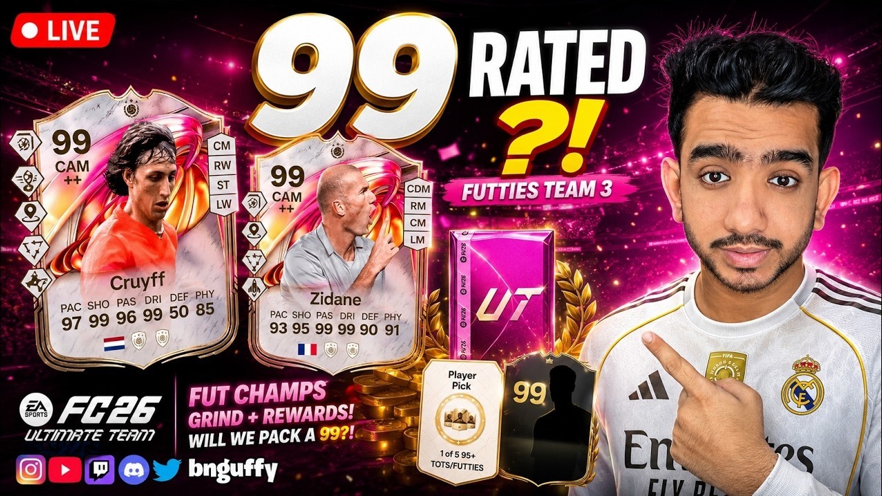 🔴 LIVE 🔥 FUTTIES TEAM 3 IS HERE! 😱 Pack Opening & Grind | EA FC 26