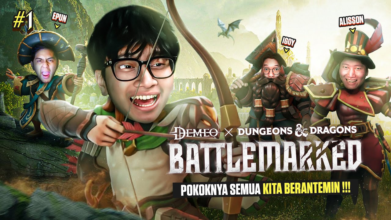 POKOKNYA SEMUA KITA BERANTEMIN !!! - Demeo x Dungeons & Dragons: Battlemarked Part 1