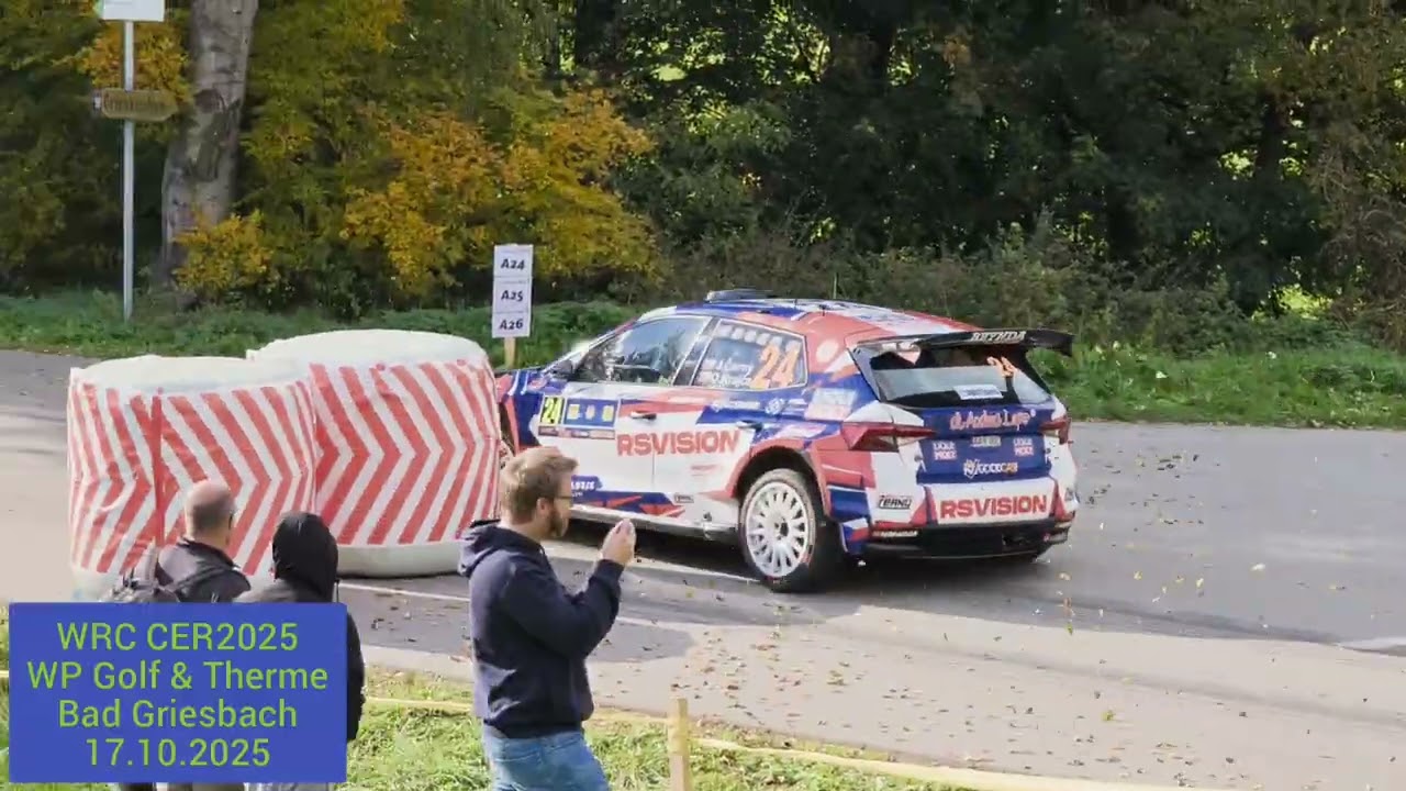Rallye Weltmeisterschaft 2025 WRC CER2025 Central European Rally WP 1+2 Golf & Therme 17.10.2025