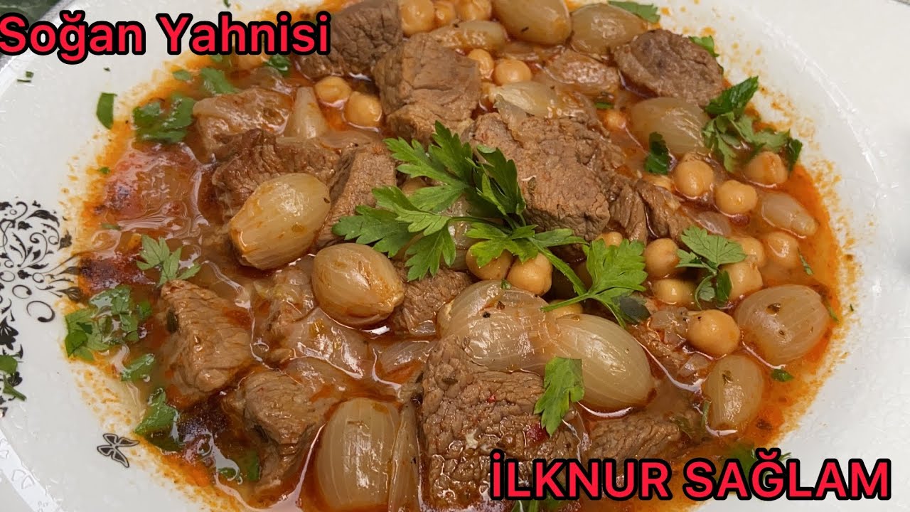 Soğan Yahnisi(Papaz Yahnisi)💯Soğan Yahnisi Nasıl Yapılır?Lokum Gibi Dana Eti Nasıl Pişirilir?