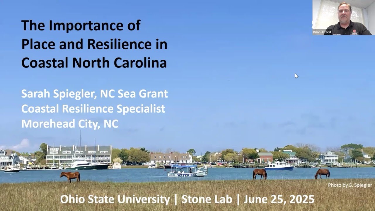 Webinar: The Importance of Place and Resilience in Coastal North Carolina