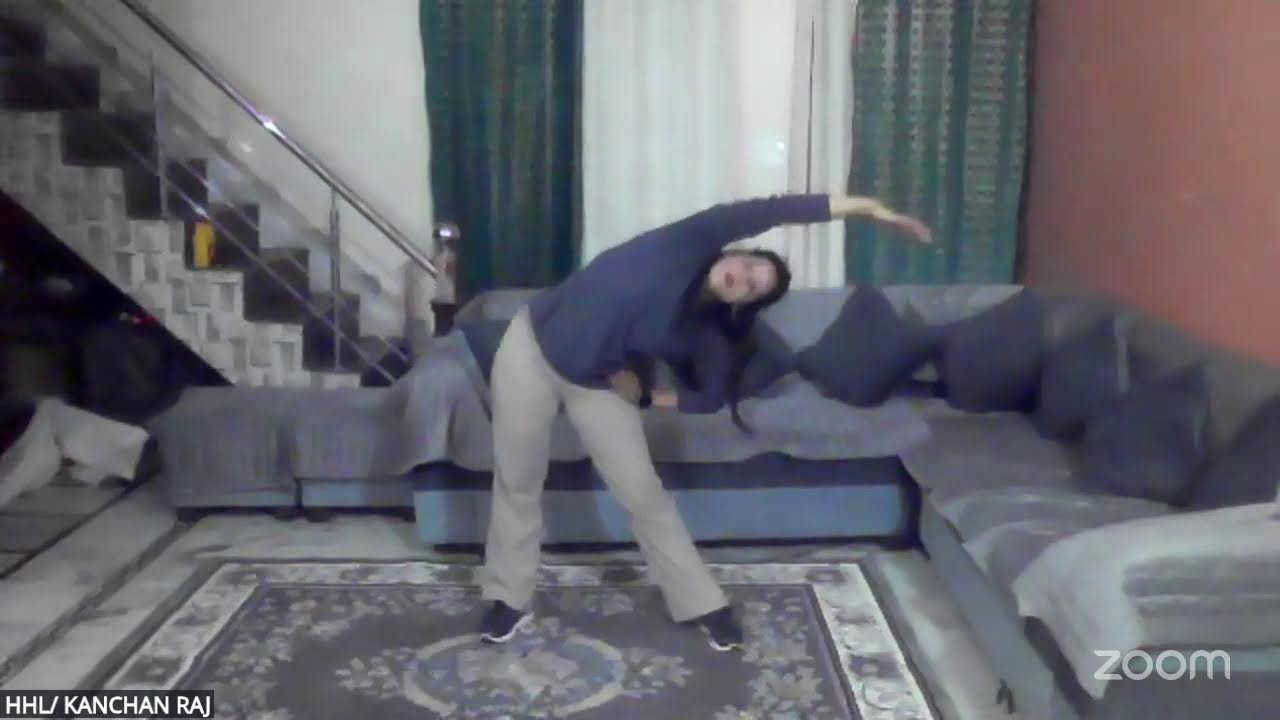 Kanchan zumba class | fitness | losse weight | at Home | Not equipment