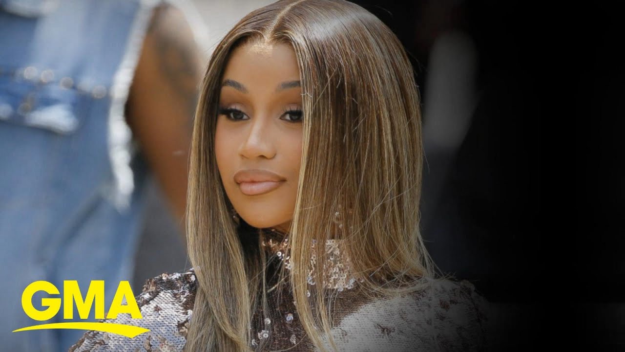 Cardi B throws mic after fan tosses drink at star during performance l GMA