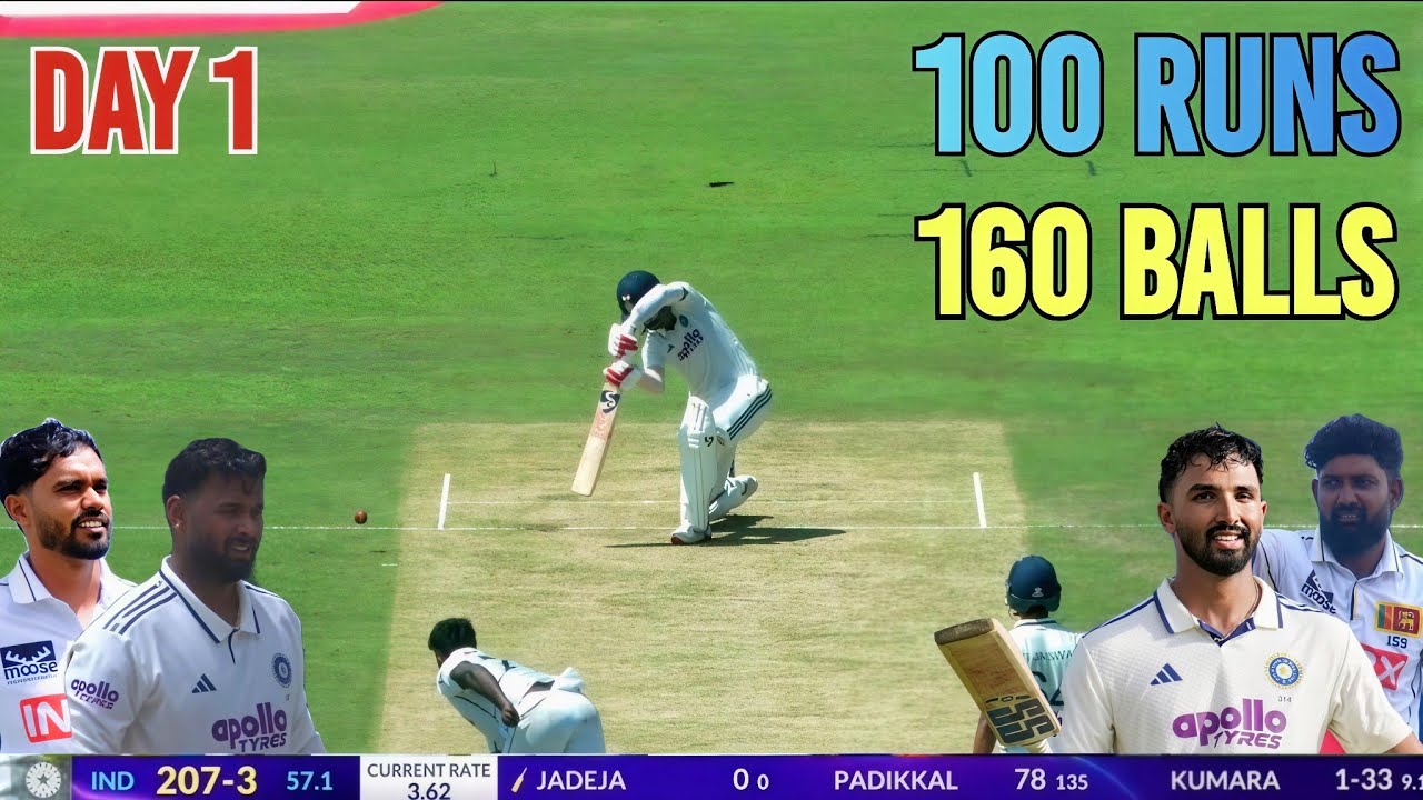 India vs Sri Lanka 2nd Test Day 1 Highlights 2026 | IND vs SL Highlights | Today Match Highlights