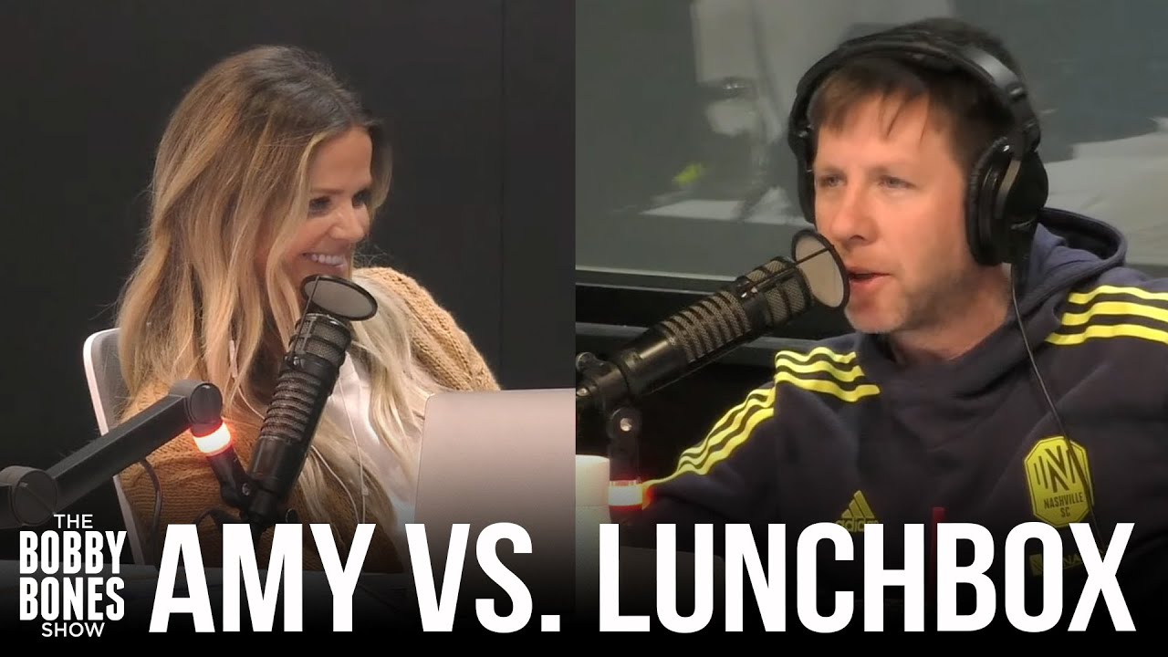 Amy vs. Lunchbox: Loser Eats Peanut Butter & Raw Onion Sandwich
