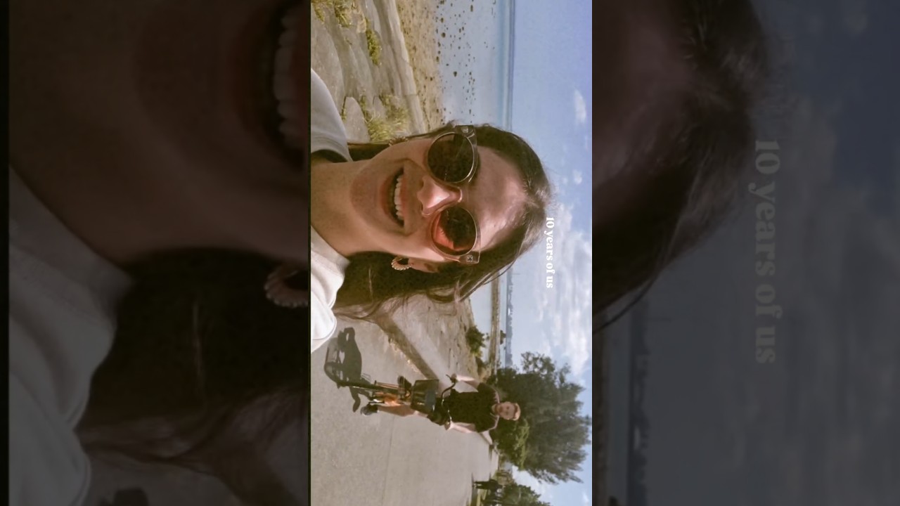 Celebrating 10 years together and 3 years full-time travelling ✈️🌍 #couple #travel #vlog
