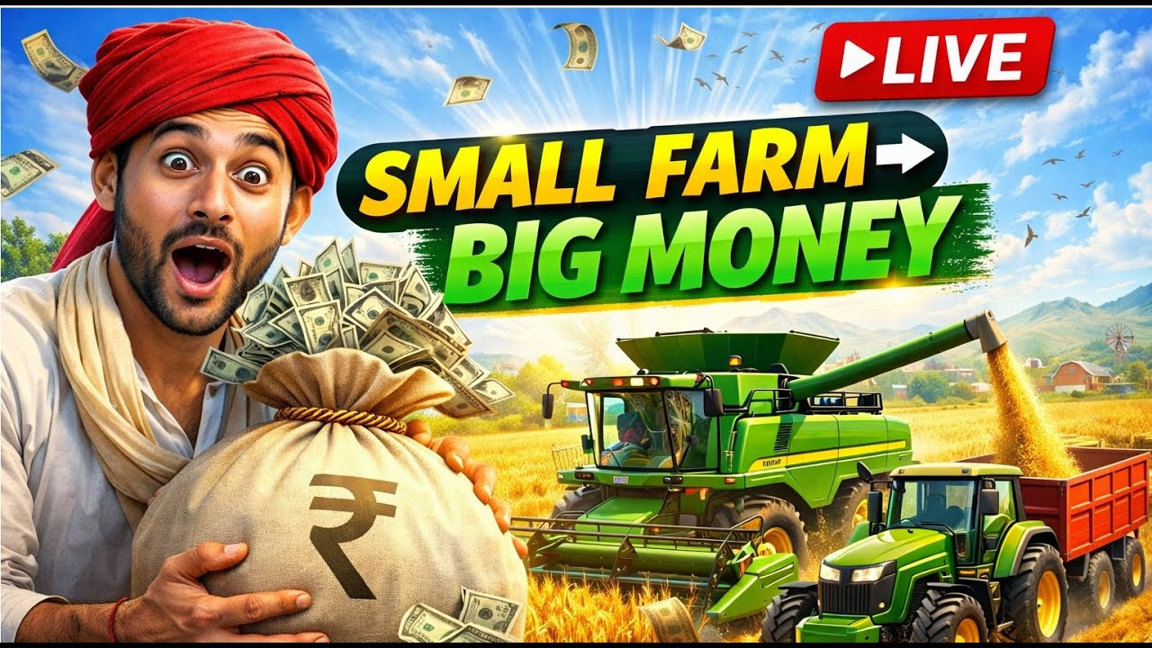 Farming Simulator 22 LIVE | Small Farmer → Big Money 💰 | FS22