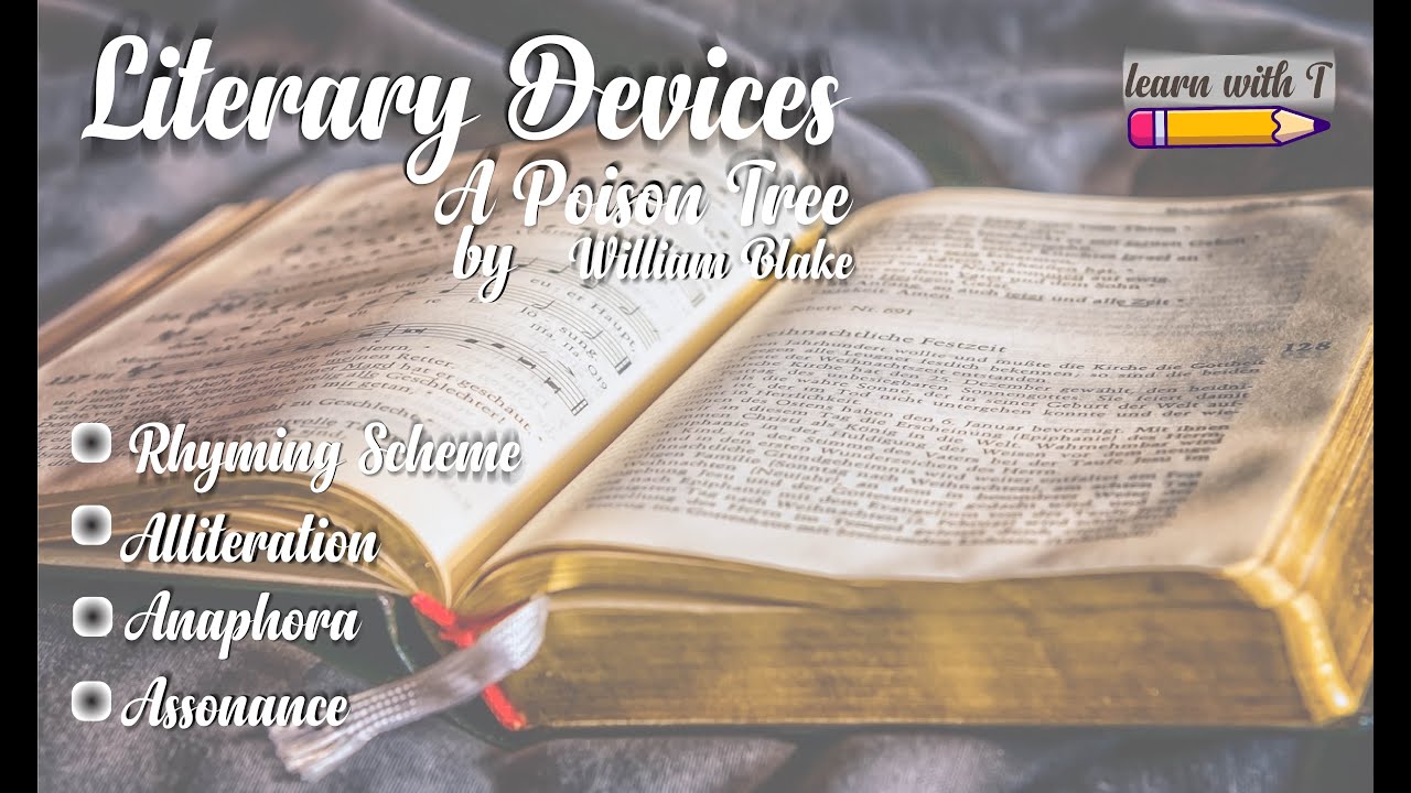 Literary Devices Part 1 | A Poison Tree | William Blake | BA Poem | M.A Syllabus | Critical Analysis